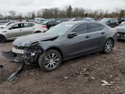 Acura TLX salvage cars for sale: 2016 Acura TLX Tech