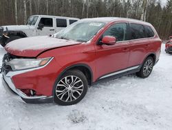 Mitsubishi Vehiculos salvage en venta: 2018 Mitsubishi Outlander ES