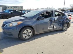 Salvage cars for sale at Wilmer, TX auction: 2016 KIA Forte LX