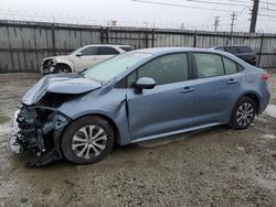 Salvage cars for sale from Copart Los Angeles, CA: 2021 Toyota Corolla LE
