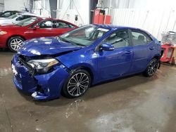 Salvage cars for sale at Ham Lake, MN auction: 2016 Toyota Corolla L
