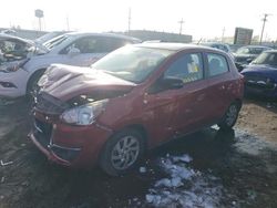 Salvage cars for sale at Dyer, IN auction: 2018 Mitsubishi Mirage SE