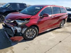 Vehiculos salvage en venta de Copart Grand Prairie, TX: 2022 Toyota Sienna XLE