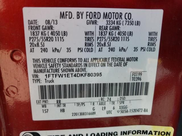 2013 Ford F150 Supercrew