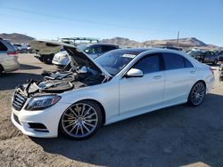 Salvage cars for sale at North Las Vegas, NV auction: 2017 Mercedes-Benz S 550