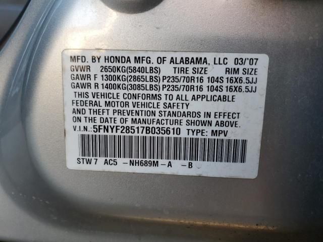 2007 Honda Pilot EXL