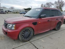 Land Rover Range Rover Sport hse salvage cars for sale: 2006 Land Rover Range Rover Sport HSE