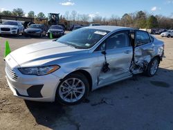 Salvage cars for sale at Florence, MS auction: 2019 Ford Fusion SE