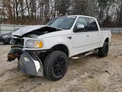 Salvage SUVs for sale at auction: 2002 Ford F150 Supercrew