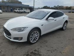 Salvage cars for sale at Orlando, FL auction: 2015 Tesla Model S