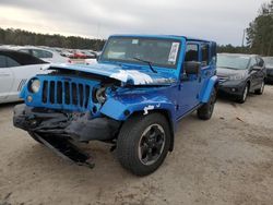 Salvage cars for sale at Harleyville, SC auction: 2014 Jeep Wrangler Unlimited Sahara