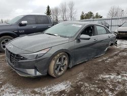 Salvage cars for sale from Copart Bowmanville, ON: 2022 Hyundai Elantra SEL