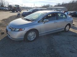 Salvage cars for sale at auction: 2007 Honda Civic Hybrid