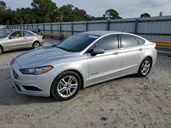 Vehiculos salvage en venta de Copart Fort Pierce, FL: 2018 Ford Fusion SE Hybrid