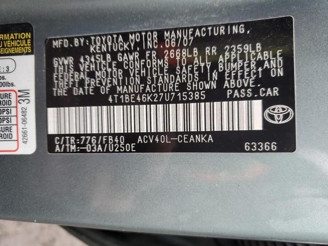 2007 Toyota Camry CE