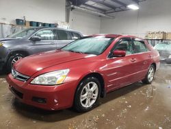 Vehiculos salvage en venta de Copart Elgin, IL: 2007 Honda Accord SE