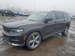 Jeep salvage cars for sale: 2022 Jeep Grand Cherokee L Limited