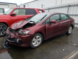 Honda Civic salvage cars for sale: 2014 Honda Civic LX