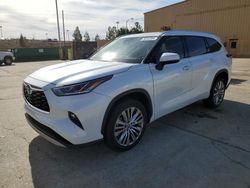 Salvage cars for sale from Copart Gaston, SC: 2022 Toyota Highlander Platinum