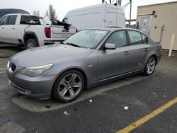 BMW 5 Series salvage cars for sale: 2010 BMW 528 I