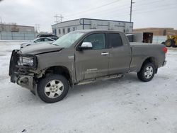 Salvage cars for sale from Copart Bismarck, ND: 2011 Toyota Tundra Double Cab Limited