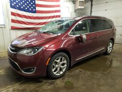 Salvage cars for sale from Copart Lyman, ME: 2018 Chrysler Pacifica Limited