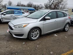 Salvage cars for sale from Copart Wichita, KS: 2016 Ford Focus SE