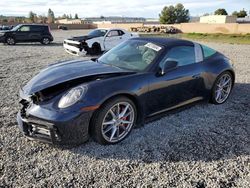 Salvage cars for sale at Mentone, CA auction: 2021 Porsche 911 Targa 4S