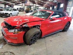Salvage cars for sale at East Granby, CT auction: 2021 Ford Mustang