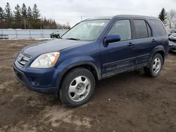 Salvage cars for sale at Bowmanville, ON auction: 2005 Honda CR-V SE