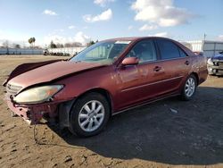 Salvage cars for sale at Bakersfield, CA auction: 2004 Toyota Camry LE