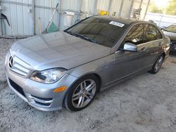 Salvage cars for sale from Copart Midway, FL: 2012 Mercedes-Benz C 250