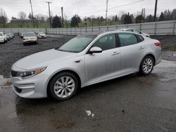 Salvage cars for sale from Copart Portland, OR: 2016 KIA Optima EX