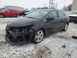 Chevrolet salvage cars for sale: 2017 Chevrolet Cruze Premier