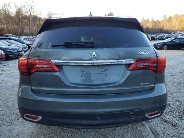 2016 Acura MDX Technology