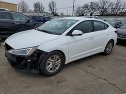 Salvage cars for sale from Copart Moraine, OH: 2020 Hyundai Elantra SEL