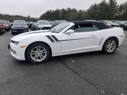 Chevrolet Camaro LT salvage cars for sale: 2014 Chevrolet Camaro LT