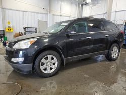 Salvage cars for sale at Wayland, MI auction: 2012 Chevrolet Traverse LT