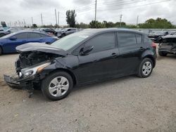 Salvage cars for sale at Miami, FL auction: 2017 KIA Forte LX