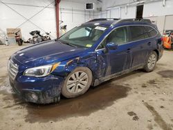 Salvage cars for sale at Center Rutland, VT auction: 2016 Subaru Outback 2.5I Premium