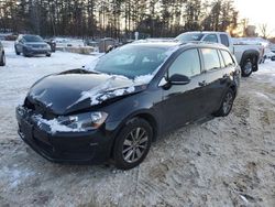 Salvage cars for sale from Copart North Billerica, MA: 2016 Volkswagen Golf Sportwagen S