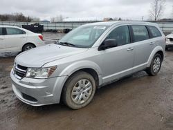 Salvage cars for sale from Copart Columbia Station, OH: 2014 Dodge Journey SE