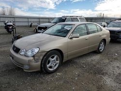Salvage cars for sale from Copart Arlington, WA: 2000 Lexus GS 300