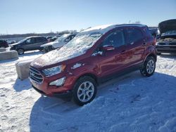 Salvage cars for sale at Kansas City, KS auction: 2020 Ford Ecosport SE