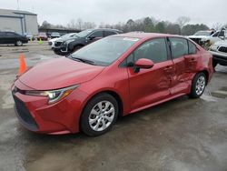 Toyota Corolla LE salvage cars for sale: 2020 Toyota Corolla LE