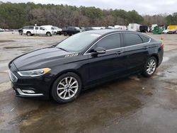 Salvage cars for sale from Copart Florence, MS: 2017 Ford Fusion SE