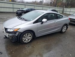 Salvage cars for sale from Copart Shreveport, LA: 2012 Honda Civic LX