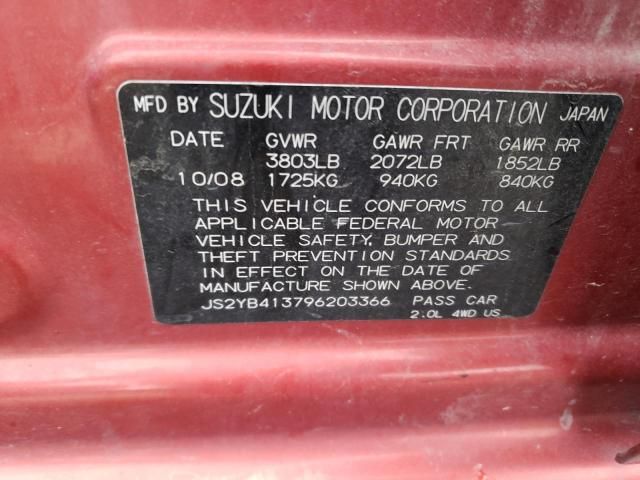 2009 Suzuki SX4 Technology
