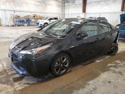 Salvage cars for sale at Milwaukee, WI auction: 2019 Toyota Prius