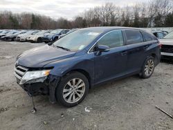 Salvage cars for sale at North Billerica, MA auction: 2015 Toyota Venza LE